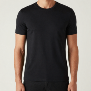 Loopcer premium black slim fit T-shirt for men